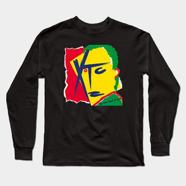 XTC Drum and Wires Long Sleeve T-Shirt by The Moon Child